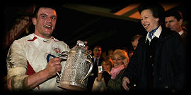 Martin Corry HRH Princess Anne Calcutta Cup